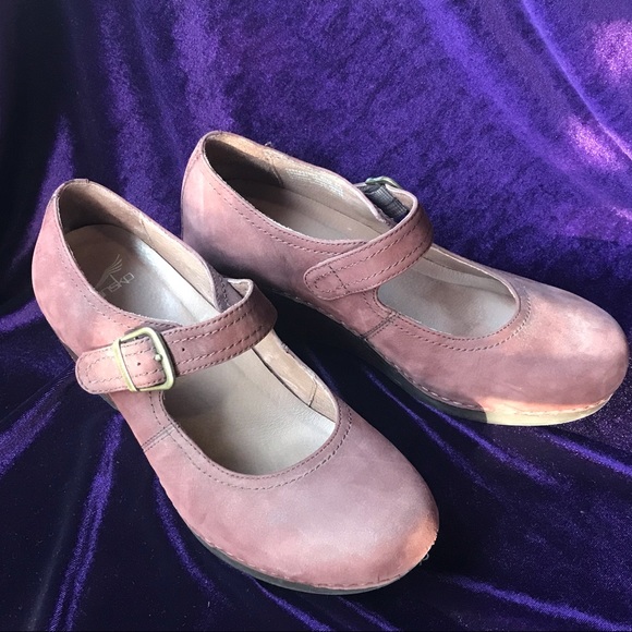 dansko brown suede wedges 9.5 - Picture 3 of 5